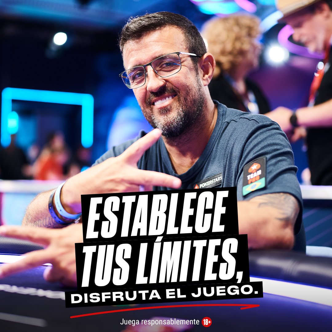 PokerStarsLatam's tweet photo. Mantén tus límites claros, no juegues más de lo que puedes permitirte perder. ♠️ 

ℹ️ https://t.co/a8rGvJ8VOA https://t.co/0iLT0Hay2L