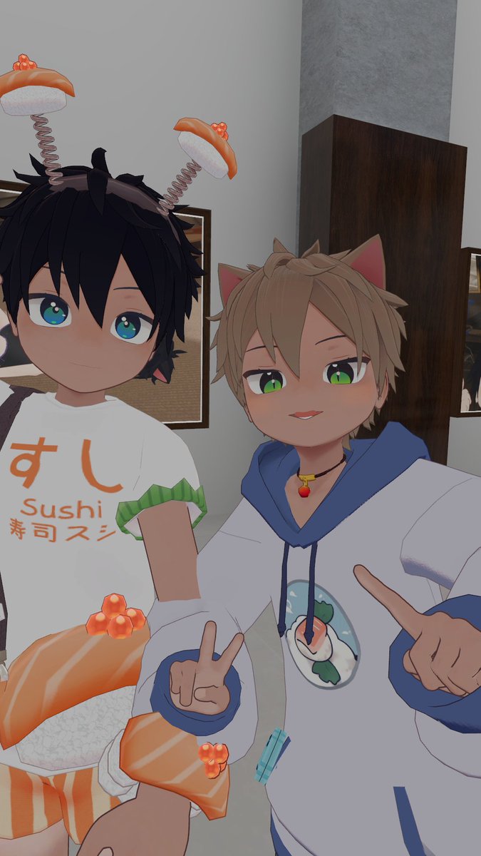 Sushi_VRC's tweet photo. 今日はめっちゃ楽しい~ かわいい~ 

#ねこまたのニコくん集会 https://t.co/Mm6ZXyim6l