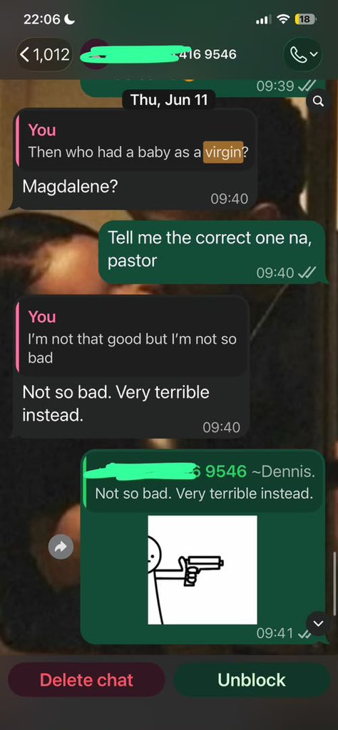 Nimisioluwa's tweet photo. Afolakemi Martins said she met Dennis Emmanuel online on May 9, 2026, and that he told her from their first conversation that he wanted a serious relationship. She said they went on their first date on May 30 at Foxy Restaurant and Silverbird Cinema in ICM, Ikeja, where they had dinner, watched Passenger, held hands publicly and Dennis paid for the date.

She said they met again on July 7, her birthday eve, when Dennis officially asked her to be his girlfriend. She accepted and spent the night at his place because it was late to return home. According to her, they did not have sex because she had already told him she was a virgin and was not ready. She said their June 11 conversation contains evidence that he knew about her virginity.