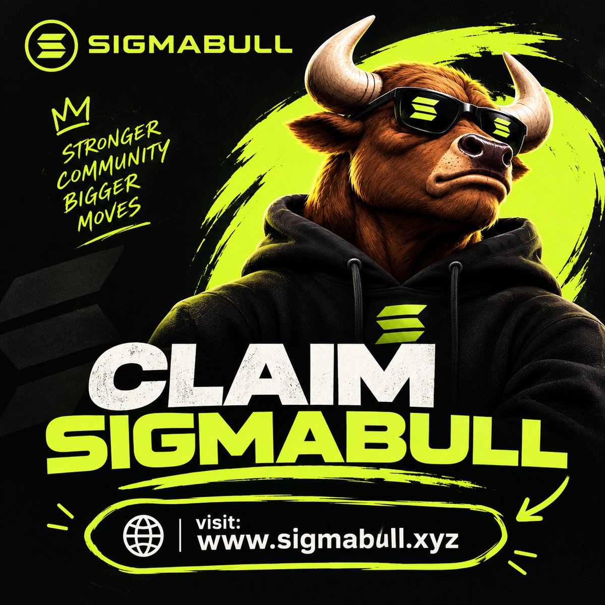 SigmaBullSol's tweet photo. Every wallet gets 500,000 $SIGMABULL 🪂

Like + RT pinned post 📌

Drop your Solana $Sol Address &amp; RT ♻️

First 888 wallet ⬇️ #Airdrop https://t.co/I65VWDy0Gp