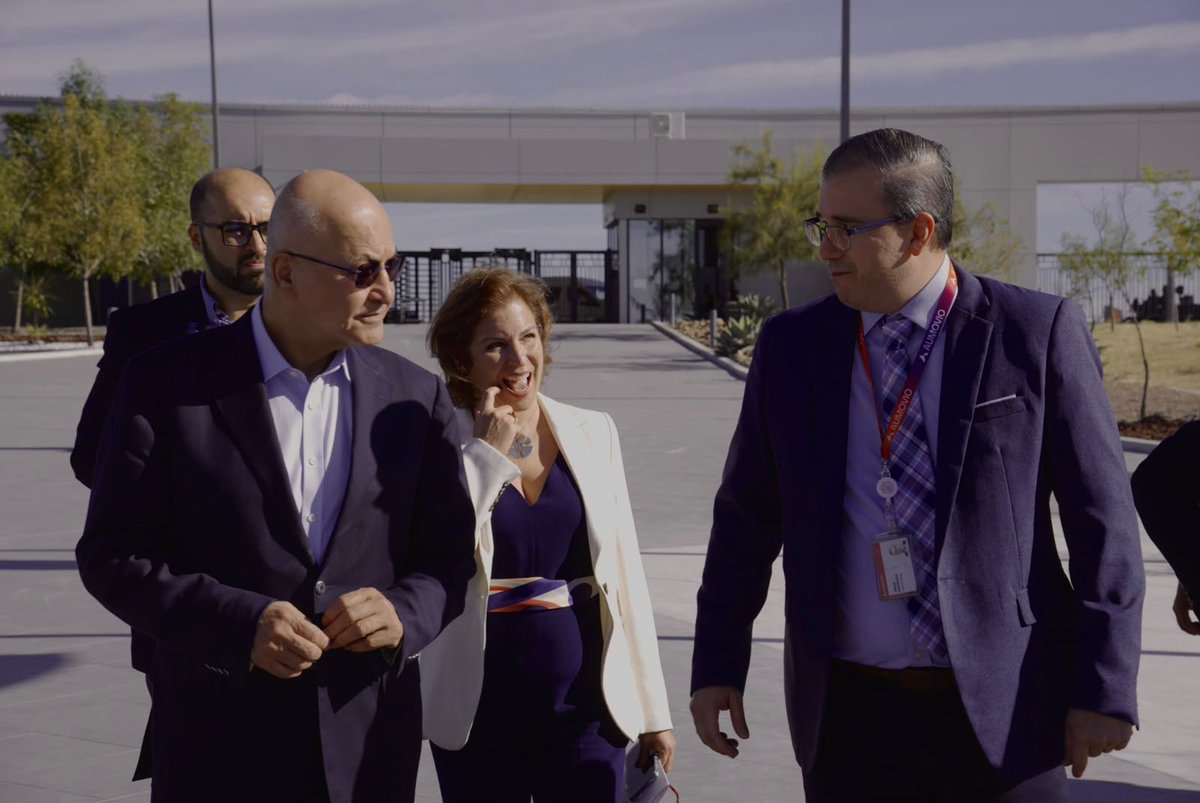 chiaraUNHCR's tweet photo. Doing good will always be good, a simple but powerful message shared with High Commissioner @BarhamSalih today at AUMOVIO in Aguascalientes — where opening doors to refugees is good for people, good for business and good for Mexico. 🇲🇽 https://t.co/gy4beeXshT