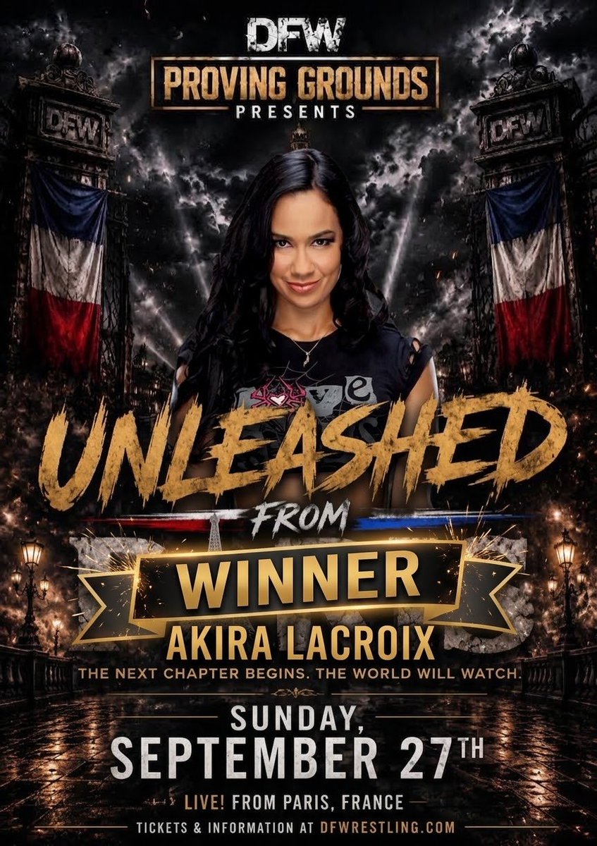 DFW_Wrestling's tweet photo. Congrats to the WINNERS of DFW Unleashed!

#ANDNEW Proving Grounds APEX Champion: Kyle Skye @KSkye_EFED 

Justin Blade @RealJustinBlade &amp; Reo Kazama @ReoKazDFW 

Akira Lacroix @LacroixEFED 

#ANDNEW Proving Grounds Future Shock Champion: Liam Diaz @Maestro_diazz https://t.co/9JKgdEZmPZ