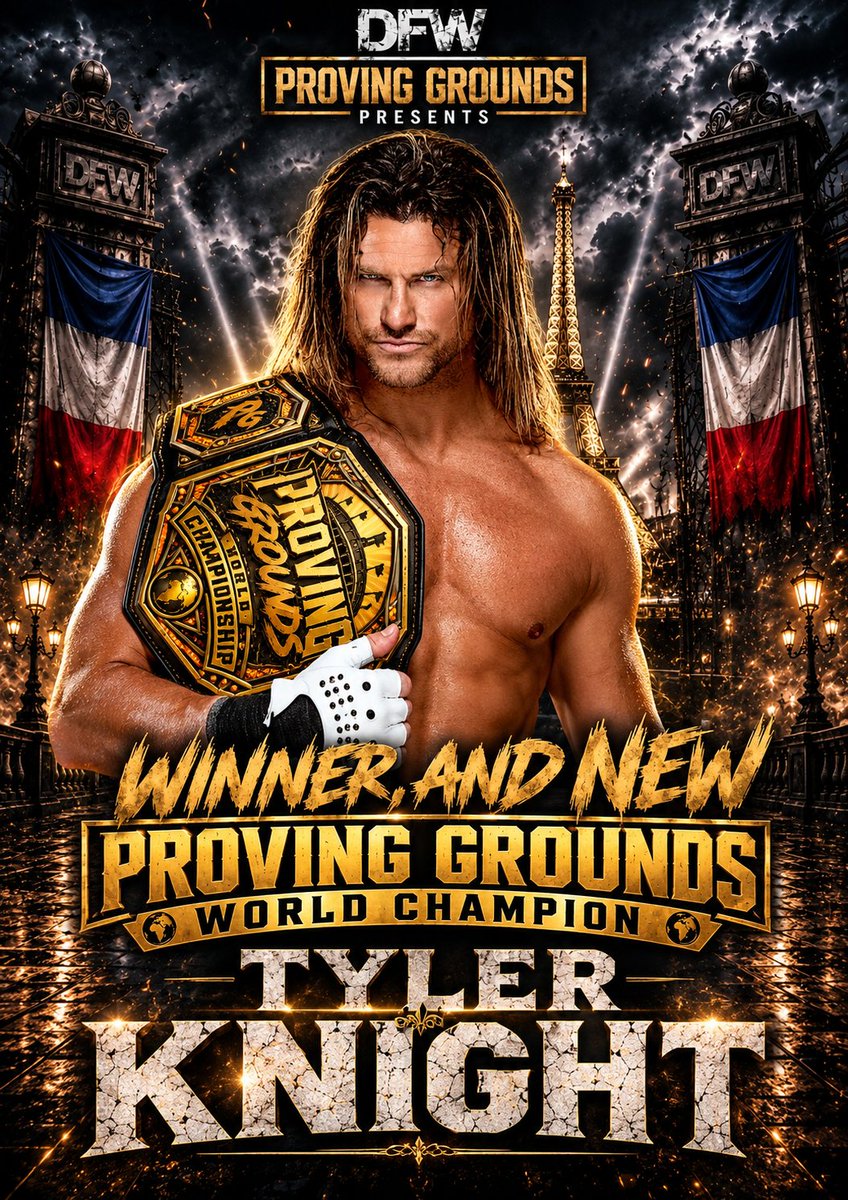 DFW_Wrestling's tweet photo. @KSkye_EFED @RealJustinBlade @ReoKazDFW @LacroixEFED @Maestro_diazz Marcus Creed @TrueMarcusCreed 

Damon Jones @DamonJonesDFW 

Lord J Crane @LordJCrane 

#ANDNEW Proving Grounds World Champion: Tyler Knight @TrueTylerKnight https://t.co/DbPp8naaQf