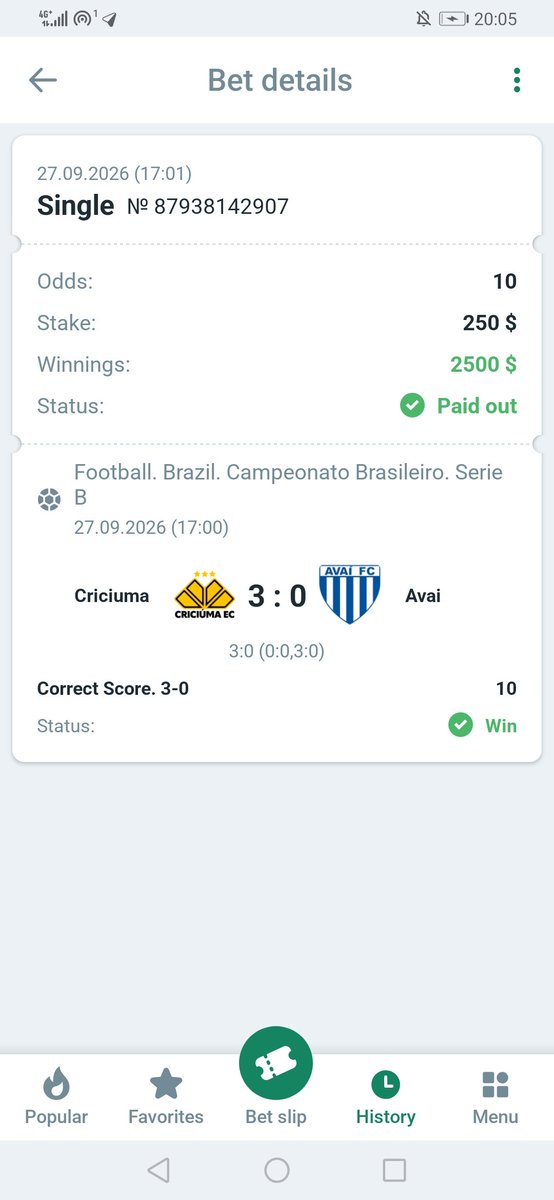 fixed_games_bet's tweet photo. #matchfixing #correctscore #betting
☑️The match was a success,congratulations to everyone on another confident win❕
🇧🇷Football.Brazil.Serie B.Criciuma - Avai.Result 3-0.Match finished.
📨ANYONE INTERESTED IN THE NEXT FIXED MATCH,WRITE IN ADVANCE❕ https://t.co/zs2JPlwyvY