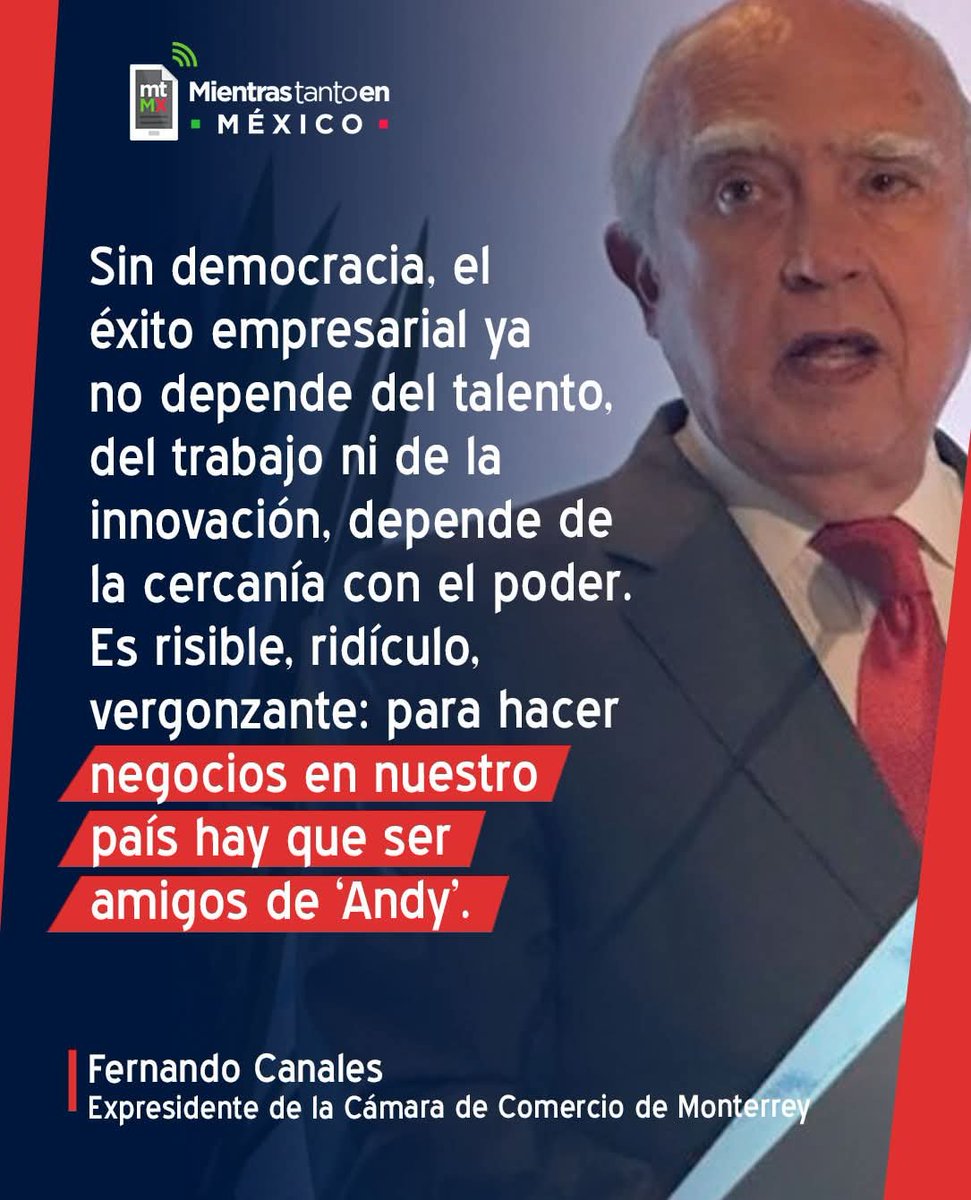 jose_anton's tweet photo. Empresarios señalan que el influyentismo sustituye al mérito en México. https://t.co/PBEpLatIPn