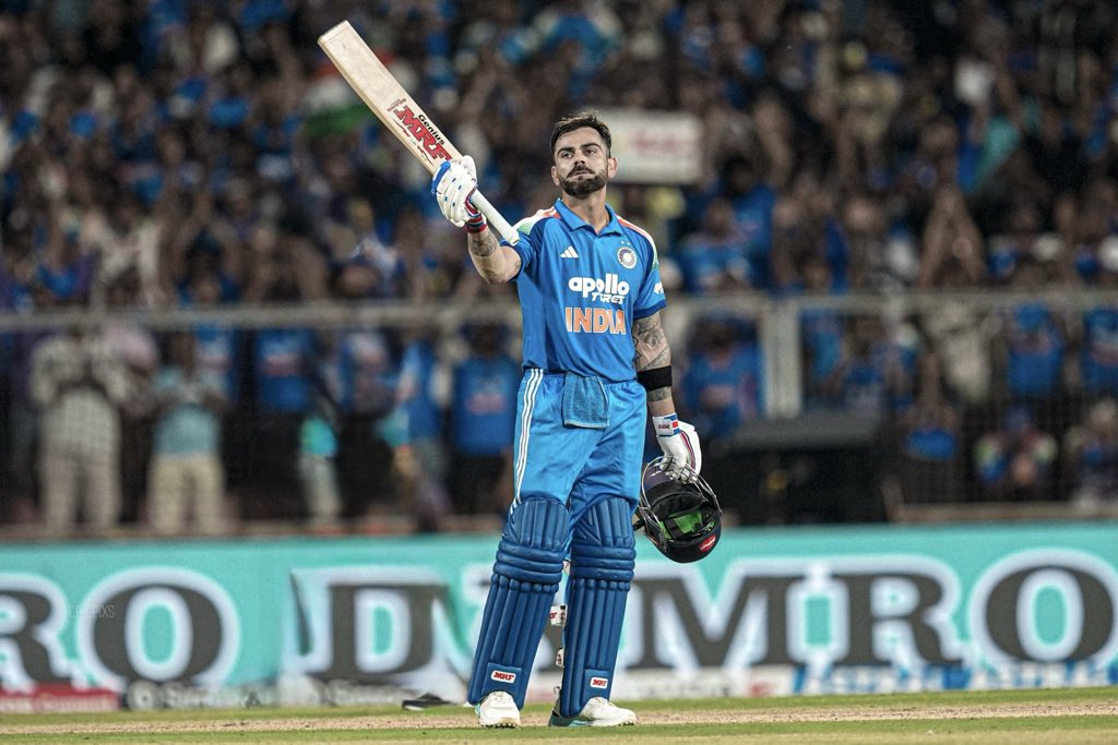 imRj_Gawade's tweet photo. He understands ODI batting like Shakespeare understood meter..

#INDvWI #KingKohli @imVkohli https://t.co/xdSV7No7Lq