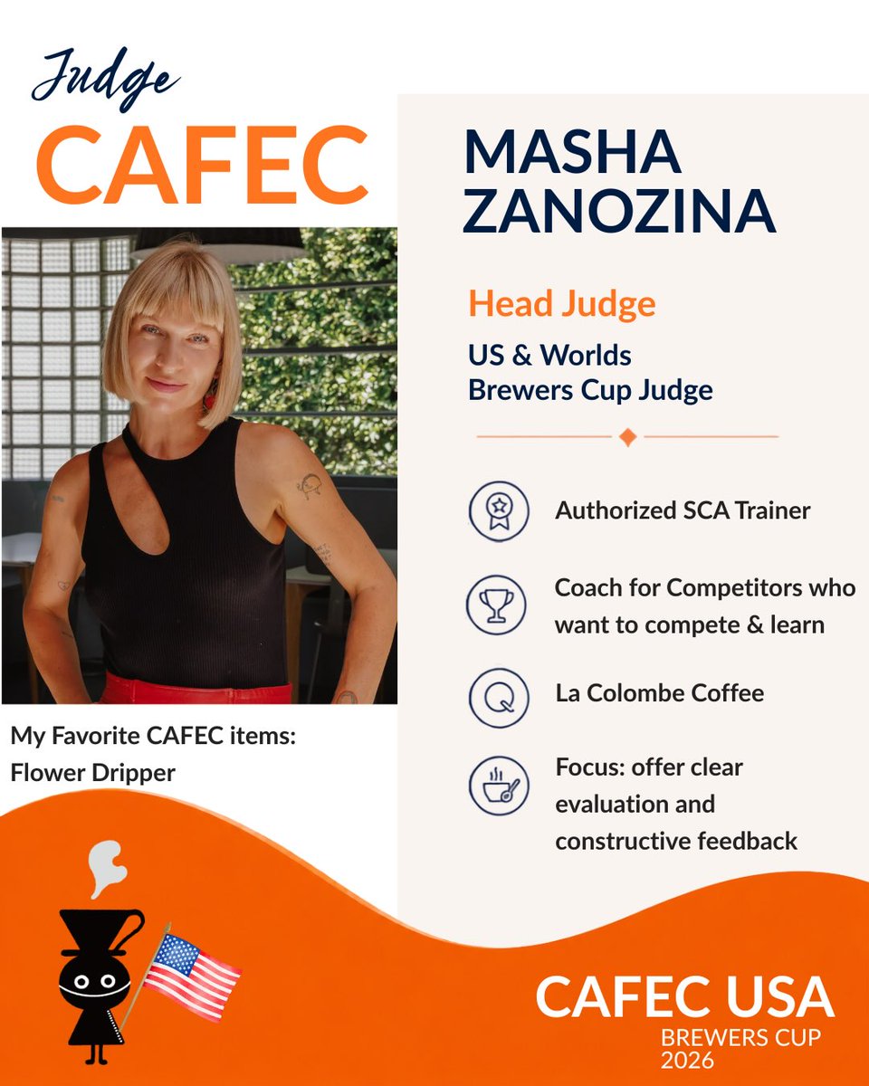 KateNetteabuu's tweet photo. Meet the team behind the CAFEC USA Brewers Cup 2026. From judges to volunteers, every member helps create a fair, inspiring competition. Silent auction opens August 12 at 8 PM. Thank you to our sponsors, brewers, and coffee community. https://t.co/llM4DyBZes