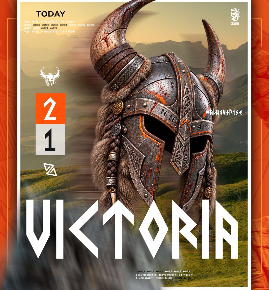 TeamVikings_CR's tweet photo. #GoVk | ¡VICTORIA! ⚔
🫴🏻🐦⬛
🏆 | @CR_Supremacy (Mixed)
🧩 | Jornada #5
🆚 | @AscentGamingGG
📋 | 2️⃣-1️⃣ ✅
👨🏻🏫 | @Simply_AndresMV
🎖️ | 🚺 @FioreGiraudo
🎖️ | 🚹 @ELECTRIFY_CR
#AlwaysRise #MixedEdition #Season2 https://t.co/1MRhS9bu4I