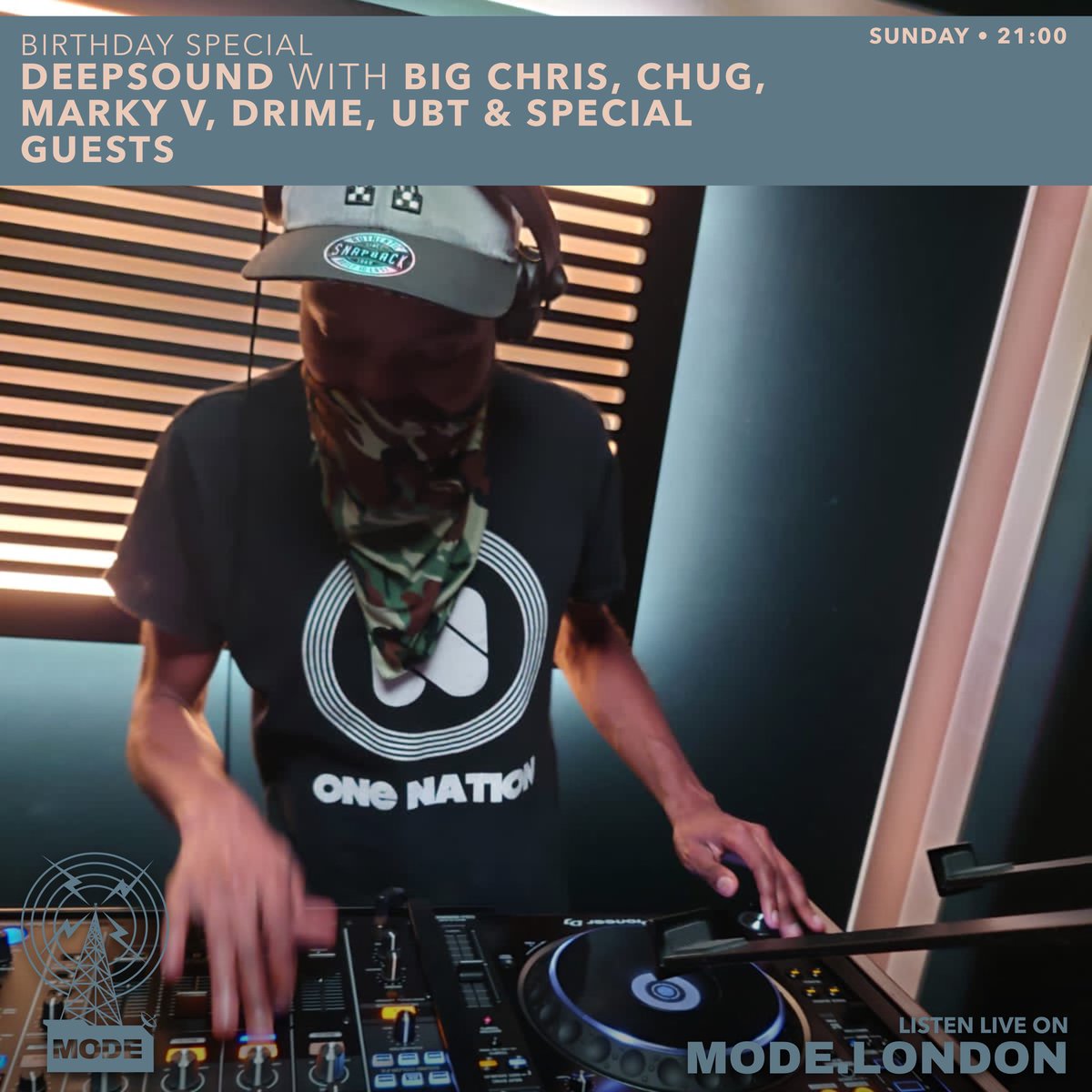 deepestsound140's tweet photo. Birthday Special today on Mode London 9-11pm https://t.co/uNbMdlWHqd for audio and visuals 🔊 🔥 https://t.co/6YJgTTHtUY