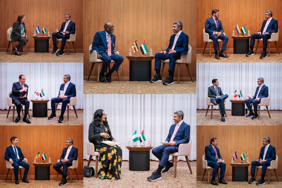 Abdulkhaleq_UAE's tweet photo. 50 لقاء دبلوماسيا في يوم واحد، و150 لقاء في خمسة أيام؛ رقم قياسي عالمي في النشاط الدبلوماسي، يجب ان يسجل في موسوعة غينس للأرقام القياسية، وتأكيد على أن صداقات الإمارات وشراكاتها وسِعَها قارات العالم. https://t.co/8dXMAiduBX