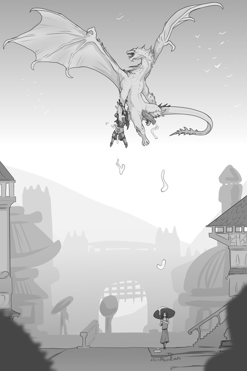 LluisAbadias's tweet photo. Wraithroot attacking a small town. https://t.co/Vfsv59E0ym