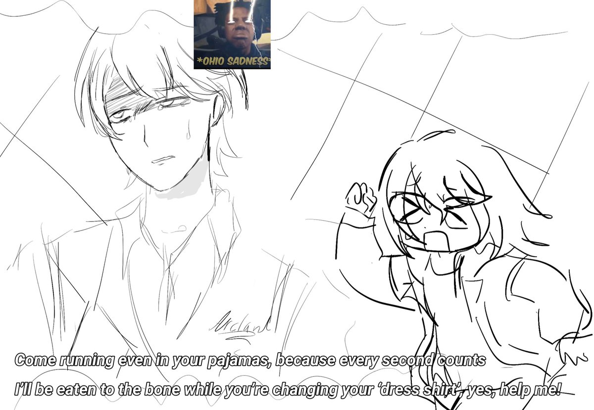 asareki's tweet photo. Bro these are genuine tears my cousin loves his gay npc rarepair more than his family #asareki  #旭歴 - 🌅 https://t.co/dJEAUZeHjx