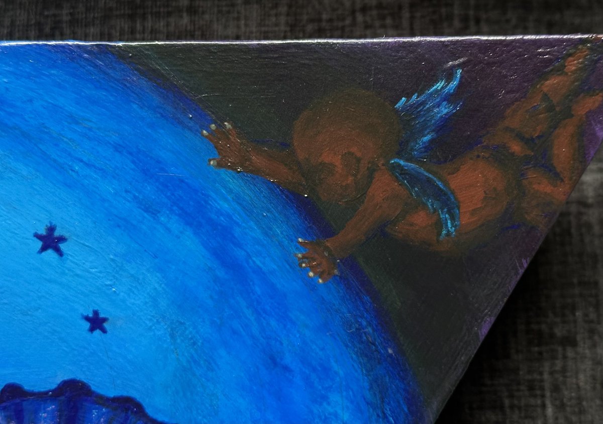 thegreynightsky's tweet photo. I’ve been painting a lot but just haven’t posted 😅

“Yemaya’s Waters”
By me https://t.co/EiWmiwFtr3