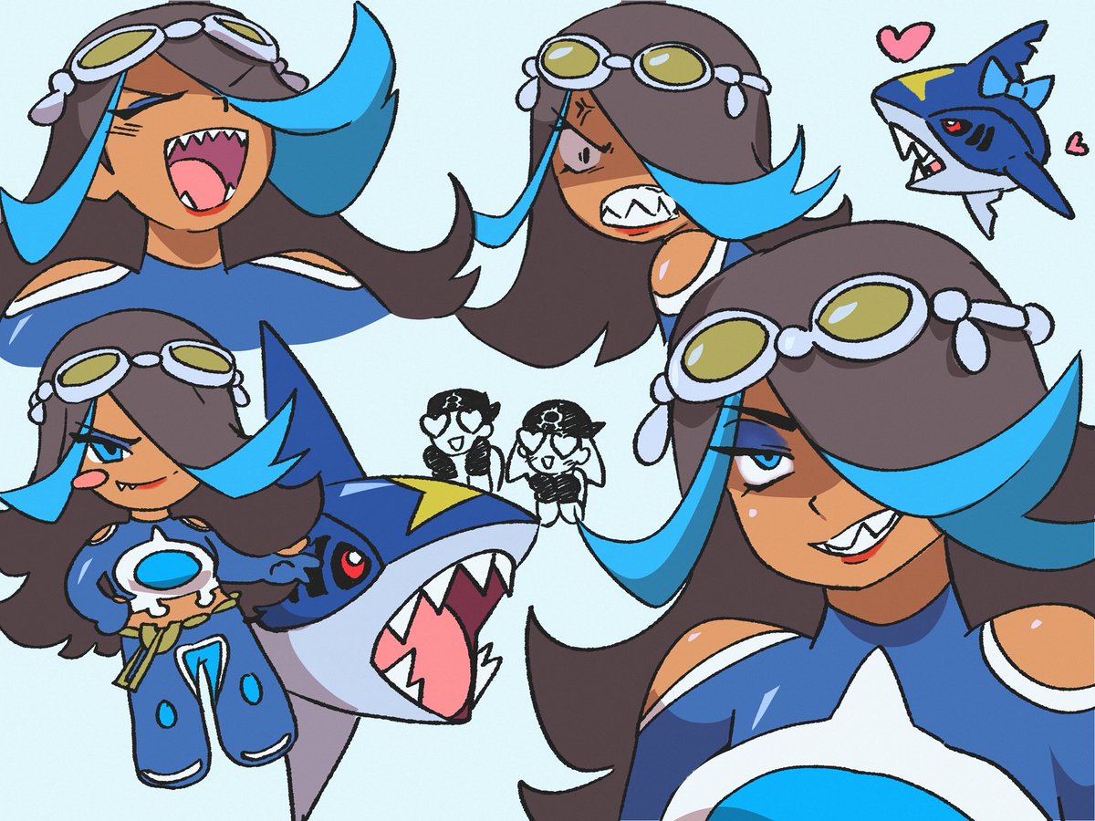 MiimiLune's tweet photo. Shelly Sunday shark teeth ver. #pokemon #oras https://t.co/g8a9ascuSA