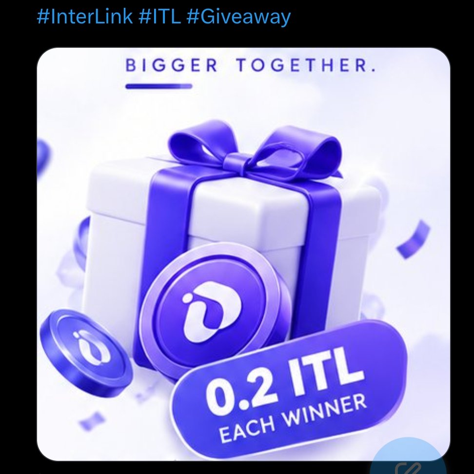 interlinklabspk's tweet photo. 🎉 ITL GIVEAWAY — ROUND 2 WINNERS! 🎉

Congratulations to our 5 winners! 🏆💜

🎁 Winners:
1️⃣ 0x4ae4B6AEa3F77d6C3866D8279d9f682393D95eF2
2️⃣ 0xD6483b7d4609A76ebe23B14F7D1A628DeEF7dcf8
3️⃣ 0x70319f868E568D1d56e8FB3c7fD699FABEC1CeE6
4️⃣ 0x3D179b342389874973b5DEDa5CCC038e6A1Df58b
5️⃣ 0xe395cA982B7346fea800C5964A5698b5418F2e24

🎊 Congratulations to all the winners!

🔥 Want to participate in Round 3?

Simply:
💬 Comment your ITL wallet address
❤️ Like this post
🔁 Repost
👤 Follow the account

Good luck, Linkers! 🚀💜

#InterLink #ITL #ITLG #Giveaway