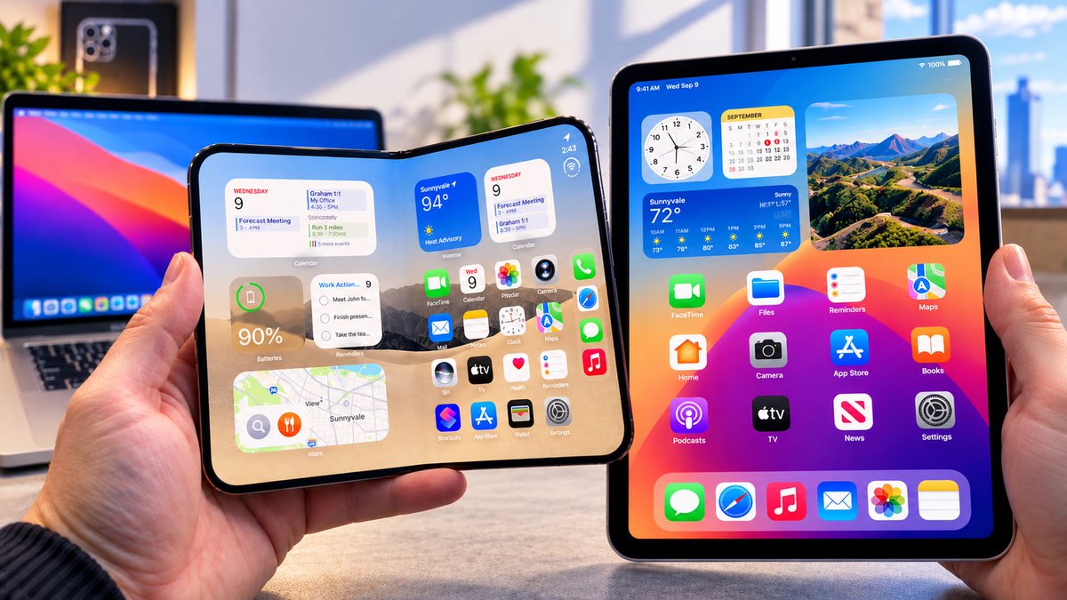 MacsinMotion's tweet photo. The iPhone Duo Is Breaking Apple’s OWN Rules 👀

A foldable iPhone. A touchscreen MacBook. And even bigger foldable devices?

Something is changing at Apple — and the Duo may only be the beginning.

🎥Watch here: https://t.co/H2Pb5TJq58

#iPhoneDuo #Apple #FoldableiPhone https://t.co/E7NGLF9gld
