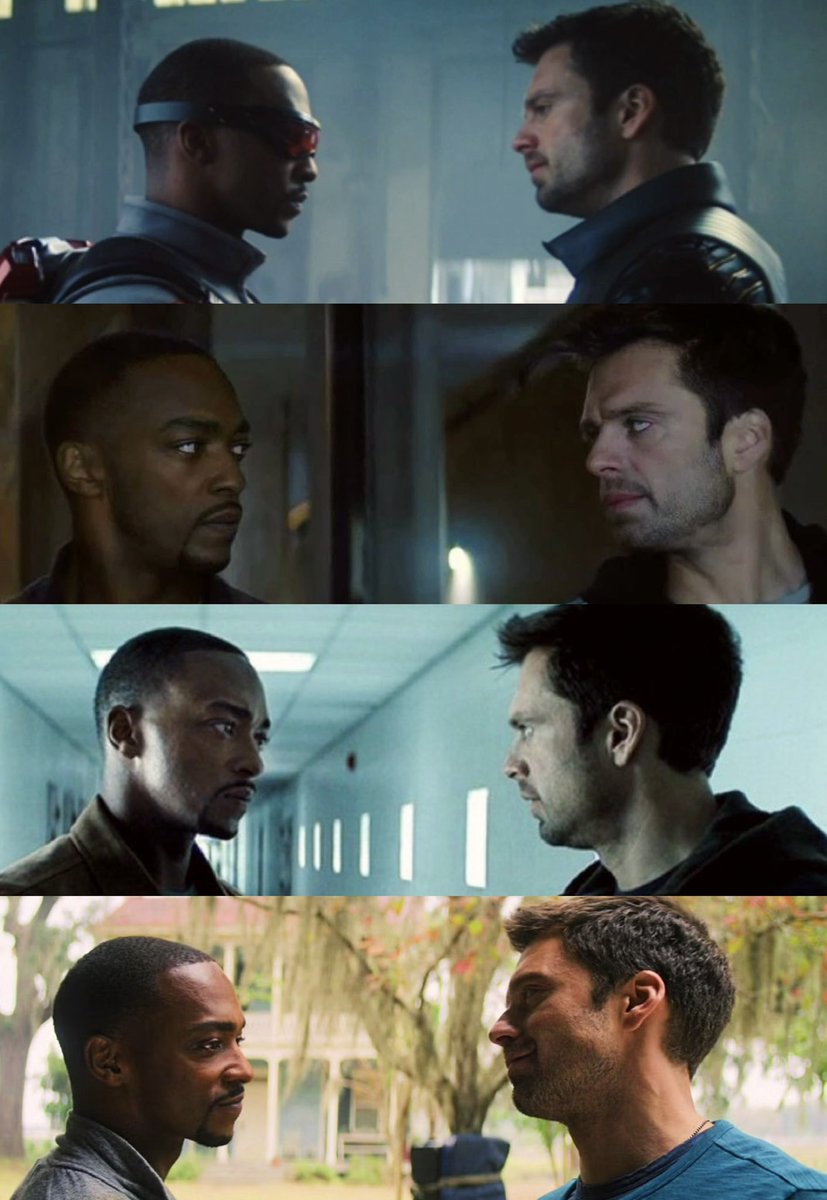 gladbloods's tweet photo. Underrated thing abt sambucky is how bucky lowkey infected sam w his staring problem https://t.co/ABhbjCkqvp