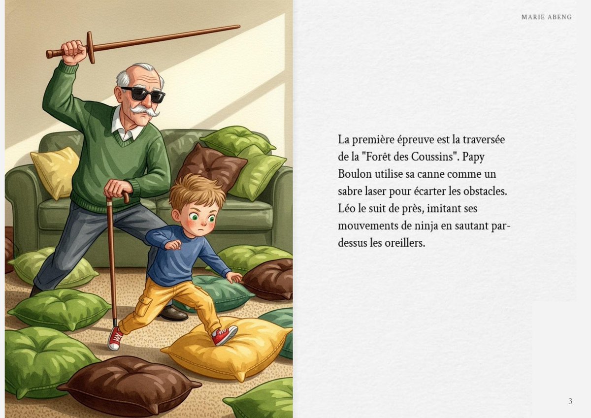 scribaland's tweet photo. LA MISSION SECRÈTE DE MAMIE ZAZA ET PAPY BOULON on @Gumroad https://t.co/Fzcagk35Wo
#marieabeng #auteure #mamiezaza #papyboulon #lamissionsecretedemamiezazaetpapyboulon #mamie #zaza #papy #boulon https://t.co/WJMmONIO9a