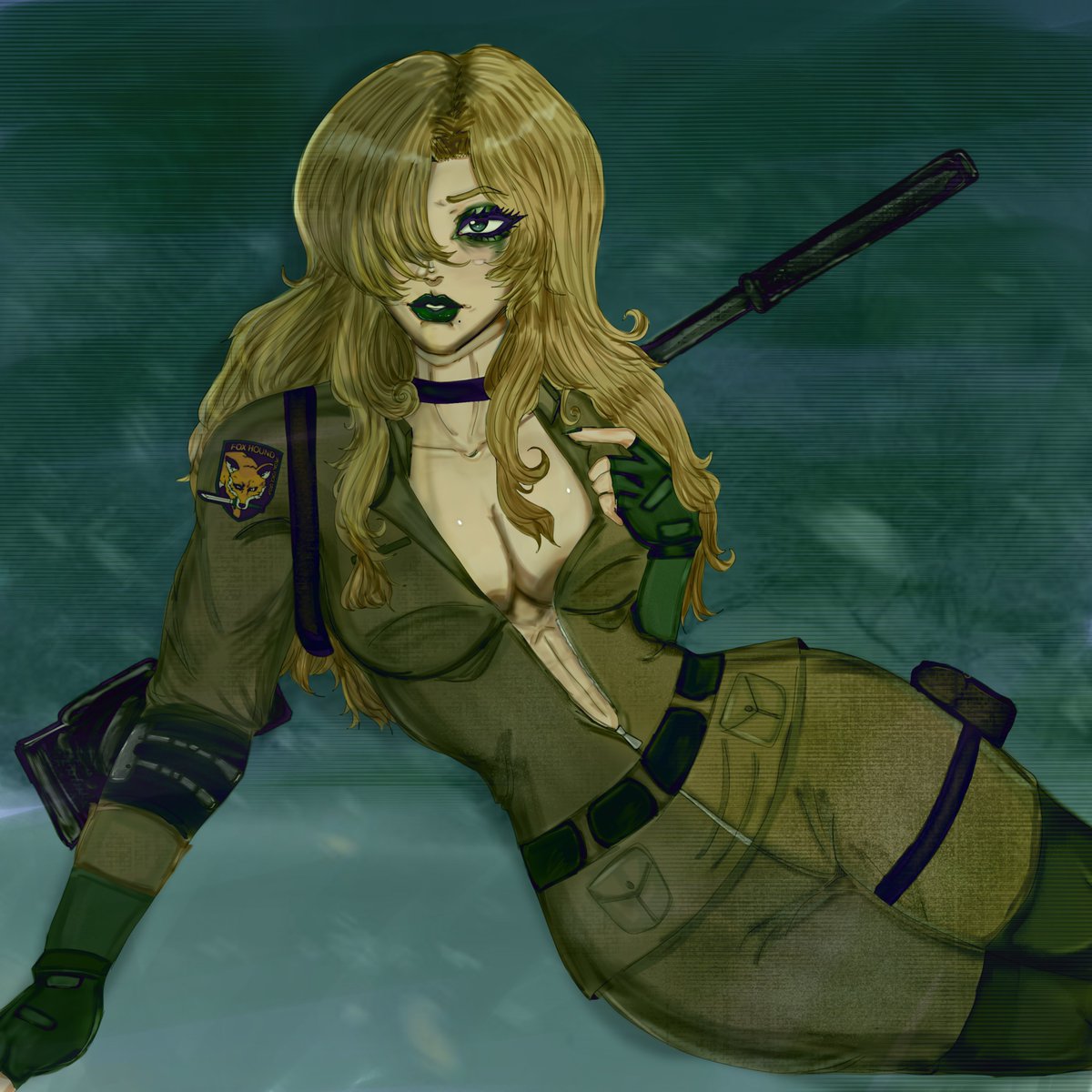 rawaa_63's tweet photo. sniper wolf #mgs https://t.co/AvtnstRudK