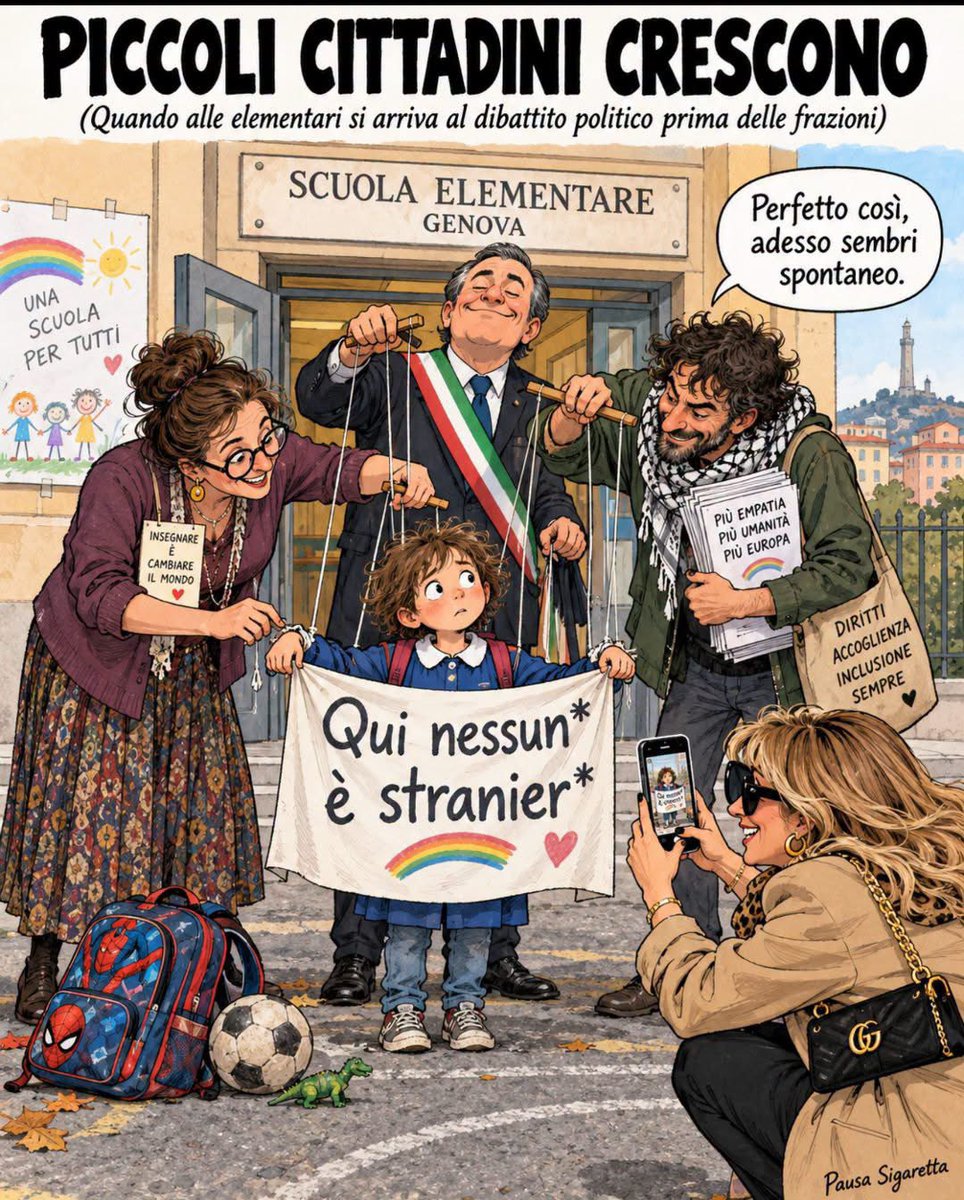 paolopasquale's tweet photo. @PossibileIt Se @PossibileIt lo ripropone, noi Genovesi (la maggior parte..) ce ne battiamo il belino: pagliacci i genitori e pagliacci gli insegnanti della #daneo … https://t.co/PTsmzKWGjF