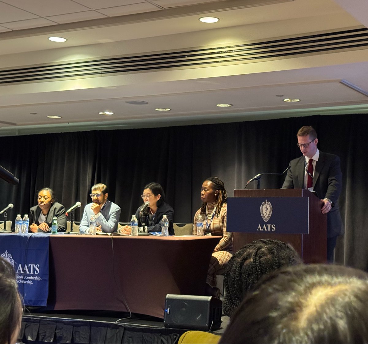 ChiFuJeffYang's tweet photo. Dr. Pat Seastedt (@SeastedtMD) gave a thought-provoking talk at #ITSOS2026 on where AI could change thoracic care: risk-based screening eligibility; NLP to find eligible patients missed by structured EHR data; AI-assisted CT interpretation, which may reduce missed referrals; more consistent preoperative risk assessment; and potentially measurable surgical quality through video analysis and process auditing.

His caution was clear: AI can make care more consistent without making it more equitable. We need to measure who benefits at every step, validate subgroup performance locally before and after deployment, and have thoracic surgeons help lead implementation.