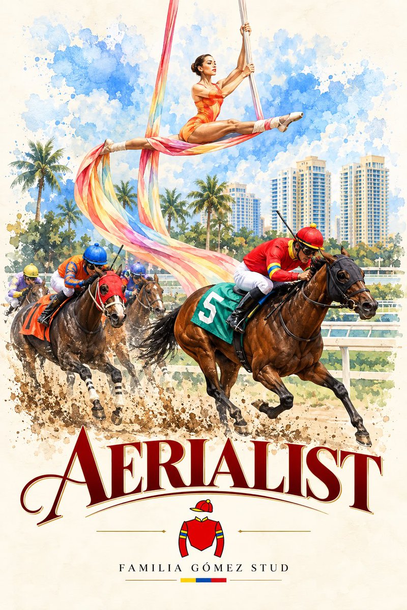 HipicoColombia's tweet photo. Se viene un mes movido para FAMILIA GÓMEZ STUD LLD:

SHEZA BERNARDINI🧬: Nos vamos a NY 🗽. Inscrita el miércoles 30 de septiembre en la 4 carrera de @BelmontPark1905 

AERIALIST: Volvemos a intentarlo en la NW3 el domingo 4 de octubre en @GulfstreamPark 

FAYTASTIC: Correrá el día 12 de octubre en @parxracing 

SMOOTH MOTION: Se recupera de castración 🥚🥚🚫