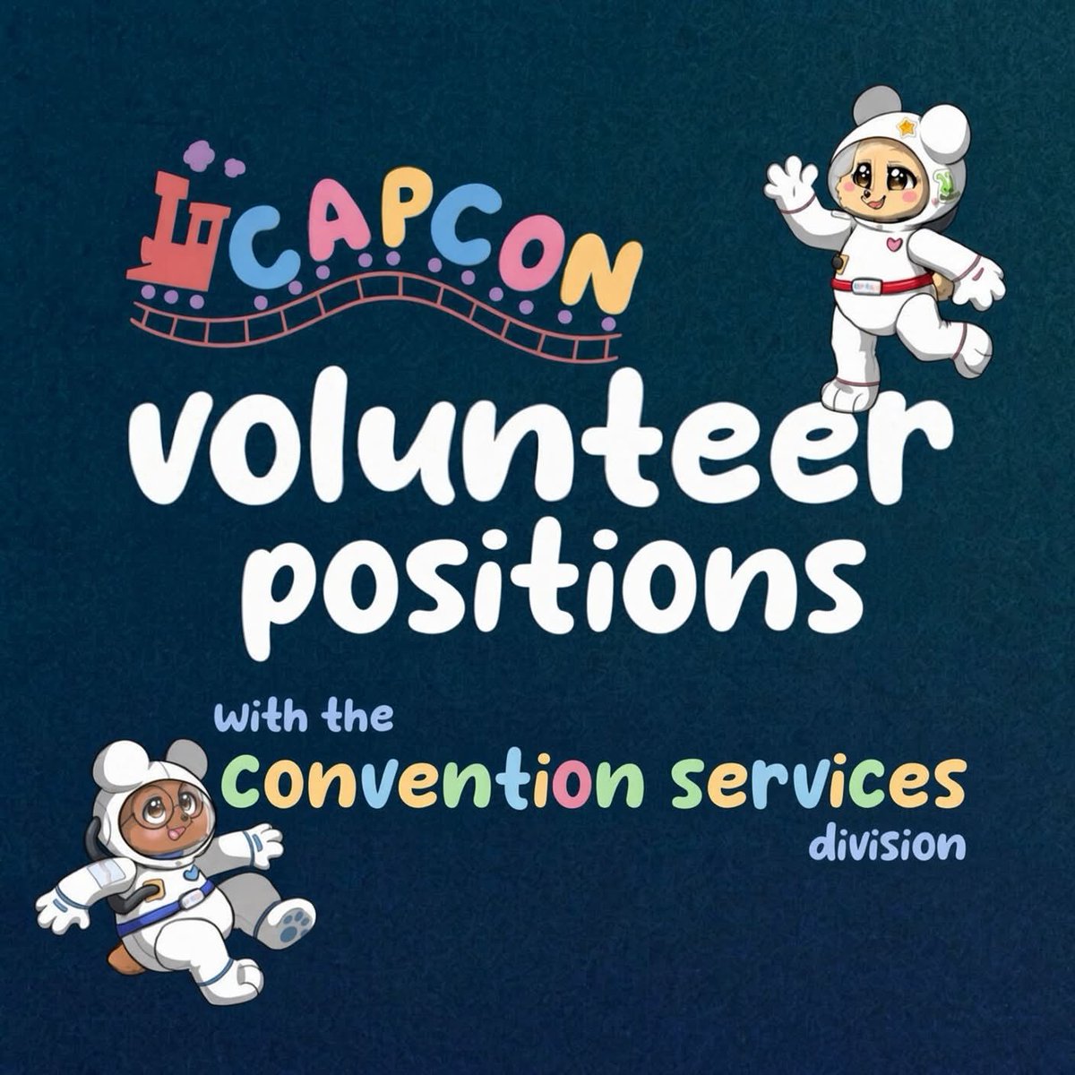 CAPCon_Club's tweet photo. 🚀 Mission Control is still recruiting!

CAPCon’s Convention Services division is looking for volunteers to support attendees and keep the mission running. Open areas include medical support, wellness, security, dispatch, and accessibility.

Apply now: https://t.co/t05m9gIvdt https://t.co/EBUL9rrjyZ