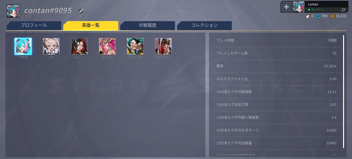 consutantan22's tweet photo. Twitch Dropsで貰ったピンクプリンセス可愛すぎる💖
そしてクロエちゃん約50戦して勝率68％は上出来なのでは！？
でもまだディーラーで勝てておらず……
ライトニングさん使ってみたい⚡️

#stormstriker https://t.co/VUVA6maQII