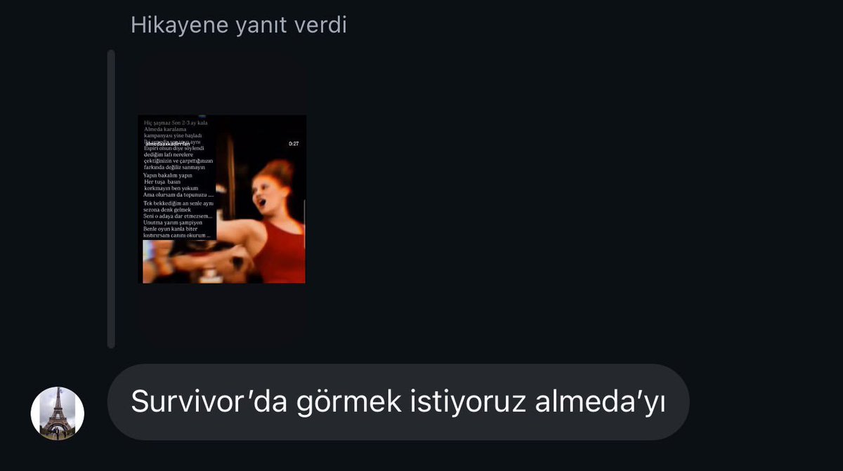 alimertdf8c's tweet photo. @survivorturkiye Herkes gibi bizde almedayı görmek istiyoruz https://t.co/Reu81aPjvk