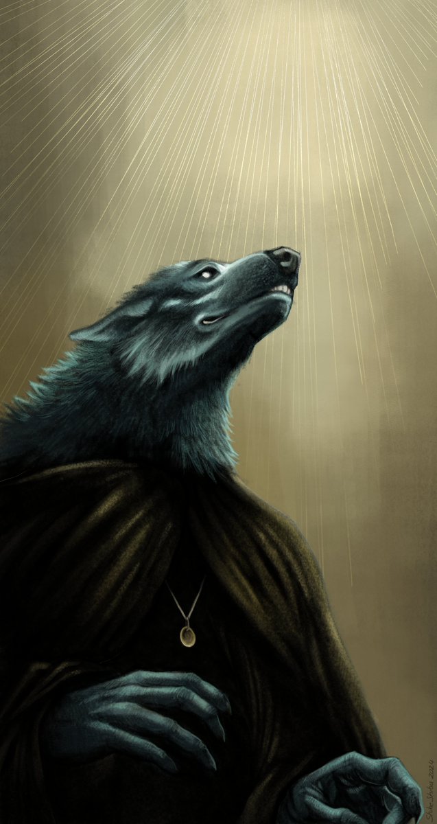 ShibeShiba_'s tweet photo. Divine
Old piece, my first attempt at painting.

#furryart #furry https://t.co/acZMyBkF28