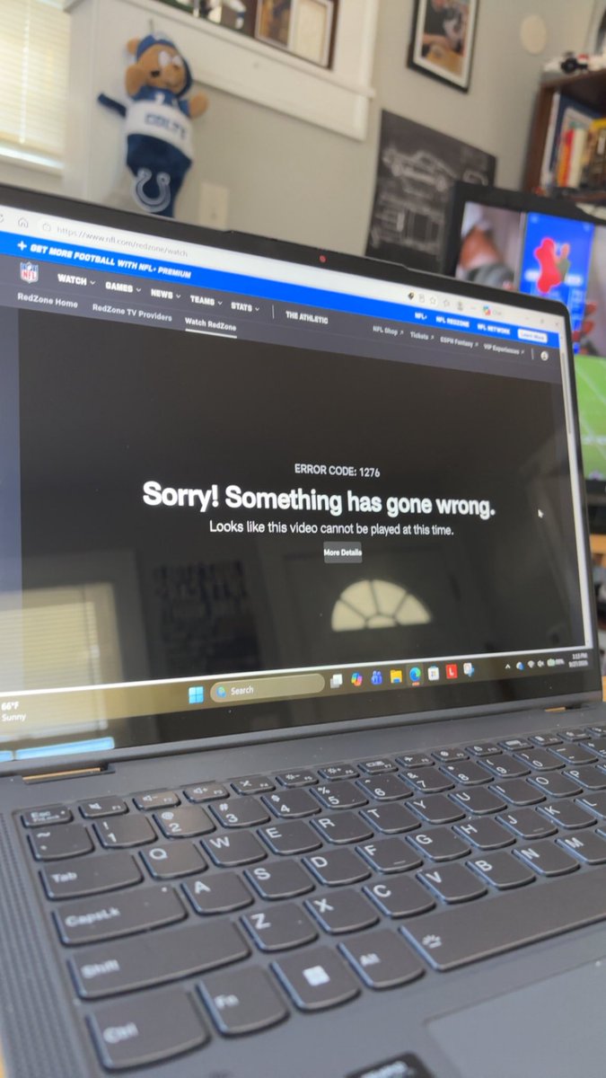 NFLALL22EDITS's tweet photo. 3 weeks in a row Redzone crashes 

@NFLPlus your sites/apps are already terrible to use and now we keep getting this. At what point does this get fixed or we get some kind of discount? https://t.co/oo6yXguwGv