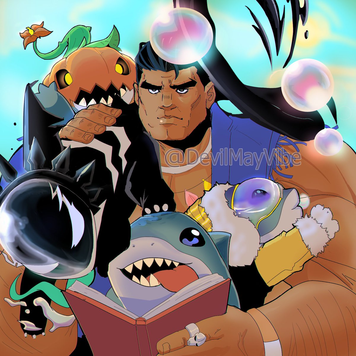 DevilMayVibe's tweet photo. This blew up wow

 i'm a long time lineart enjoyer recently dabbling into rendering, if you like any of my severely disjointed interests consider dropping a follow! https://t.co/ciewCRX7AE