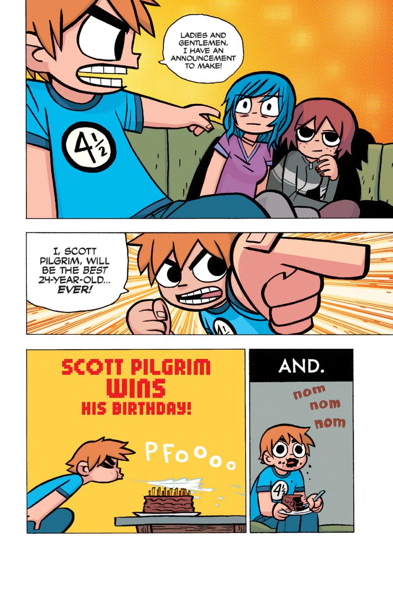 Pakumanluvr's tweet photo. "its my birthday!!! me.. Scott pilgrim of course!"
Happy birthday Scott, stupid little dude. https://t.co/Tqy3YviH2M