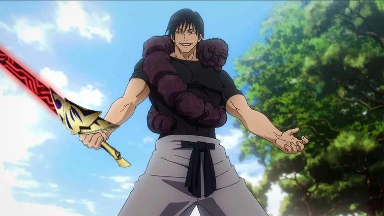 Collectmyswords's tweet photo. What if Toji Fushiguro wasn't a broke ass and bought Ea to fight Gojo Satoru? https://t.co/gD4PyKpkdA