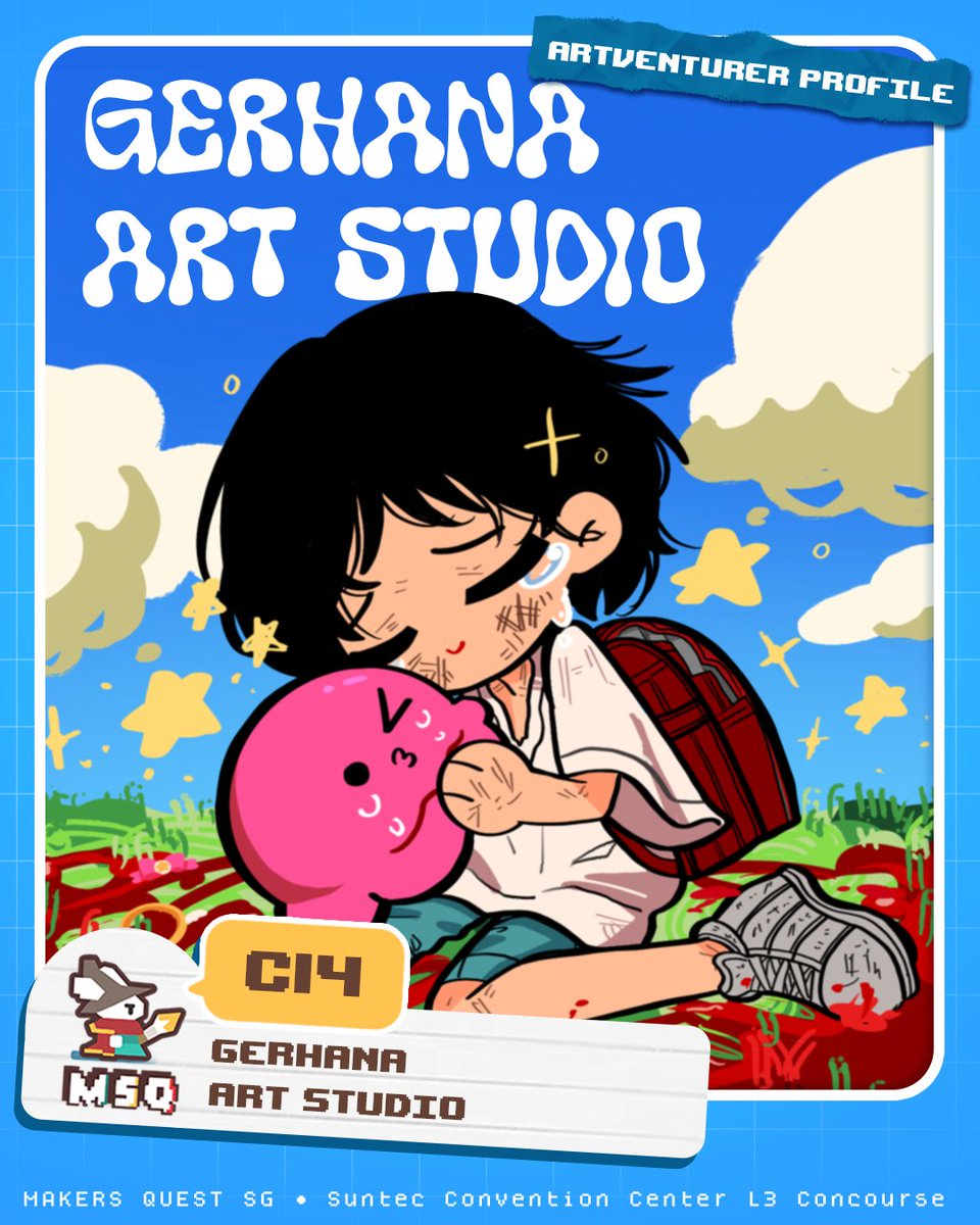 MakersQuestSG's tweet photo. ✨Quest: Discover a trove for devoted travellers!✨

C13- miothle's atelier
C14- Gerhana Art Studio
C03- Kuehmerlion x Jjoi.04
A24- jinroii x ohmuretsu

📍Makers Quest SG
Suntec Concourse L3
17 Oct 2026
10am-7pm
Check out the full map on our website! Link in profile #msqsg2026 https://t.co/gGzpqZKucs