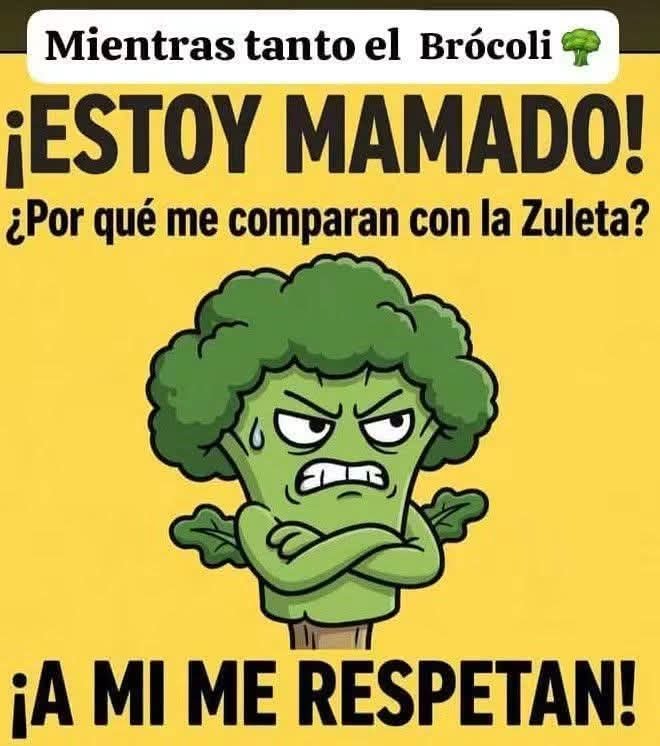OscarOrtizE2's tweet photo. Que falta de respeto comparar al brocoli con la  asquerosa bruja Zuleta https://t.co/wAGNprCtcD