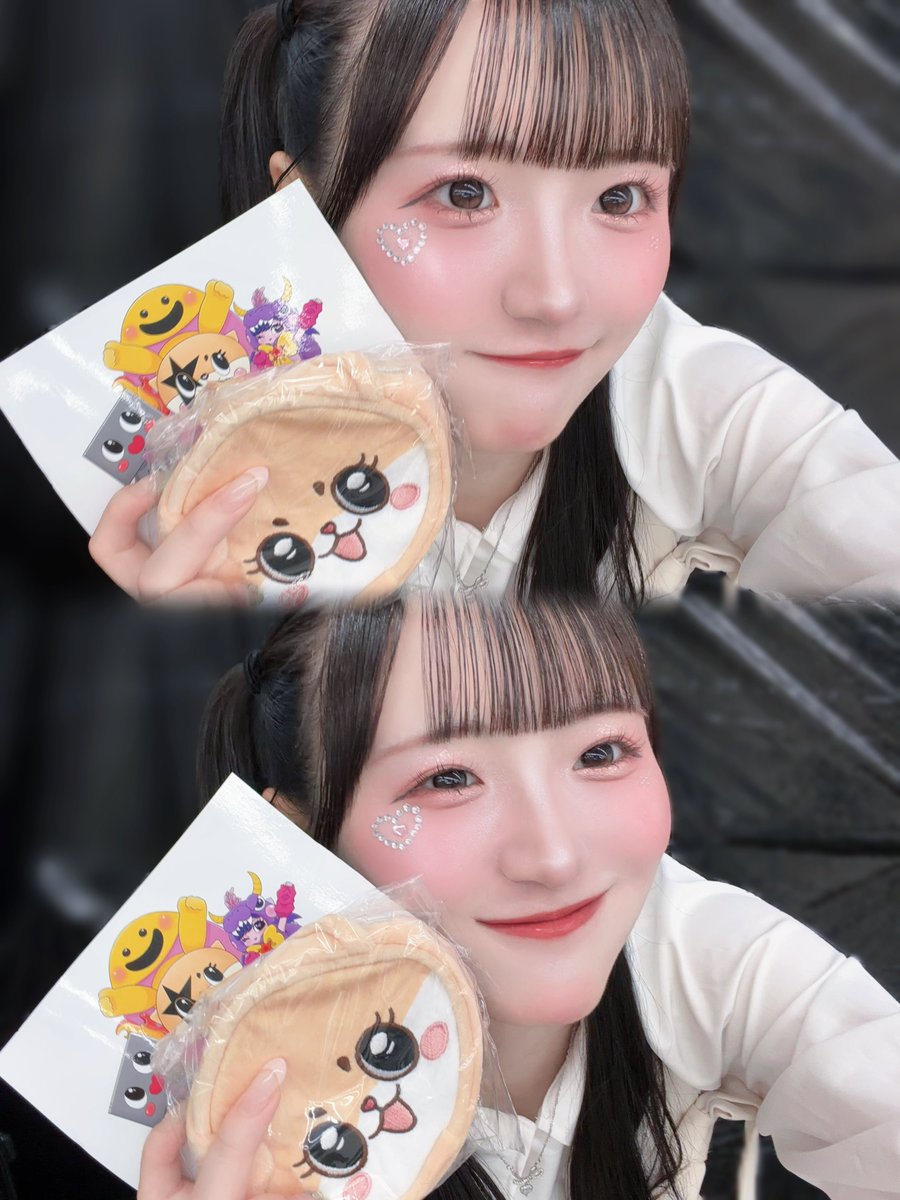popipa_sanchan's tweet photo. 急に楽屋でちぃたん☆グリーティング始まってネ申! ✨グッズ手渡ししてもらった♡ https://t.co/gch9s3qHWr