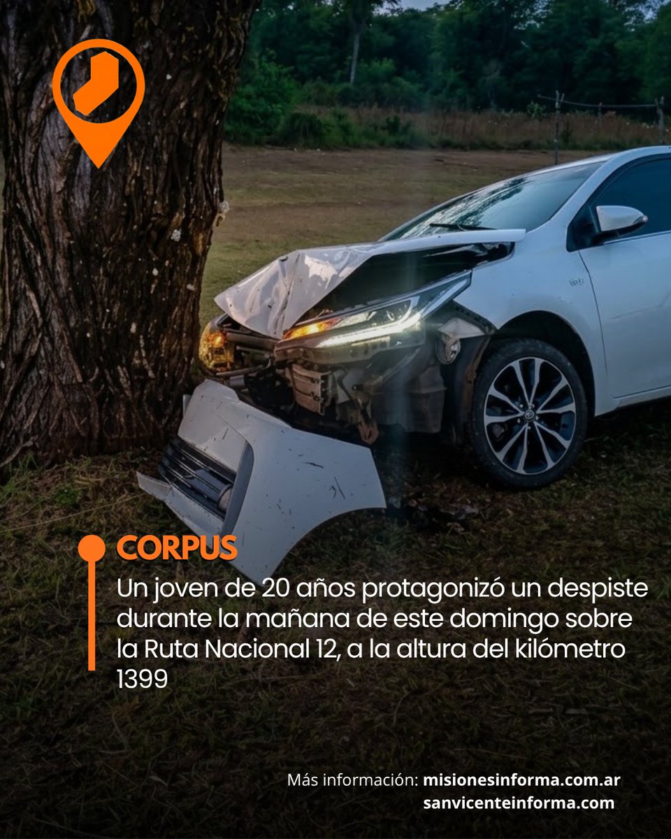 MnesInfo's tweet photo. Despistó sobre la Ruta 12 y dio Positivo en Alcoholemia en Corpus
https://t.co/uGWc57mBIm https://t.co/kLs7Z3dTnG
