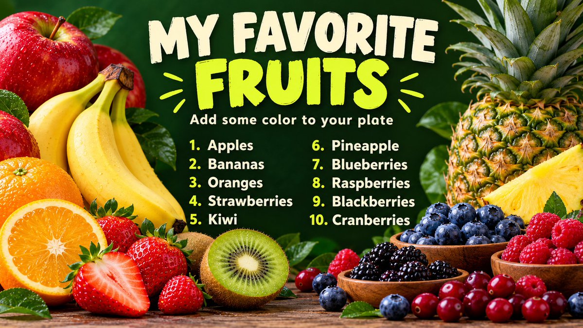 personalfitnes3's tweet photo. Adding fruit to your plate is an easy way to bring more color and variety to your day. 🍓🥝

These are 10 of my favorites, from apples and pineapple to blueberries and blackberries.

What fruit would you add to the list?

#HealthyEating #Fruit #PersonalFitness3 https://t.co/SAhA0WAfvX