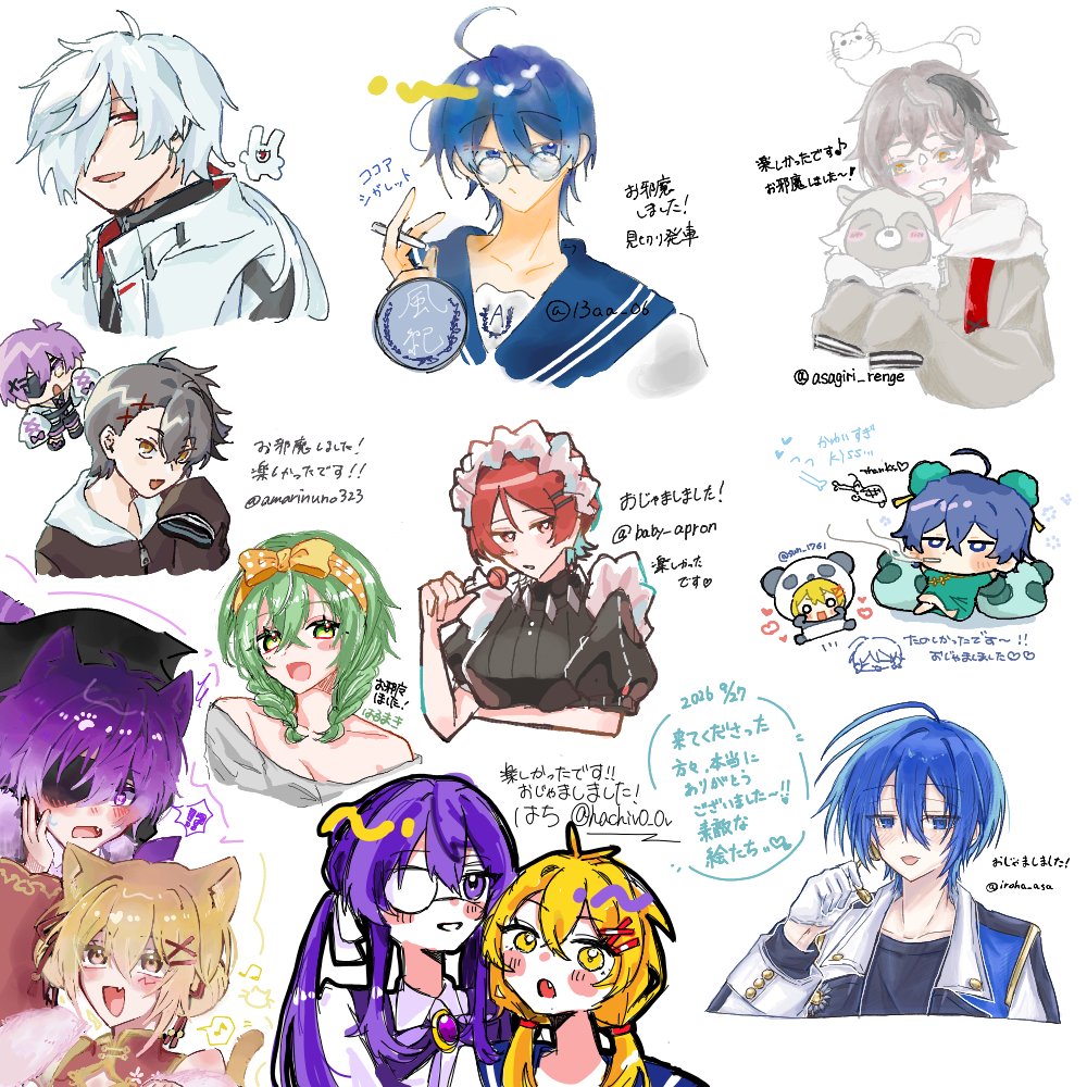 g0gatuame's tweet photo. 絵チャしてました〜！来てくださった方々ありがとうございました〜🫶🫶
素敵なイラストばかりで眼福…😚 https://t.co/AmiVRsFH05
