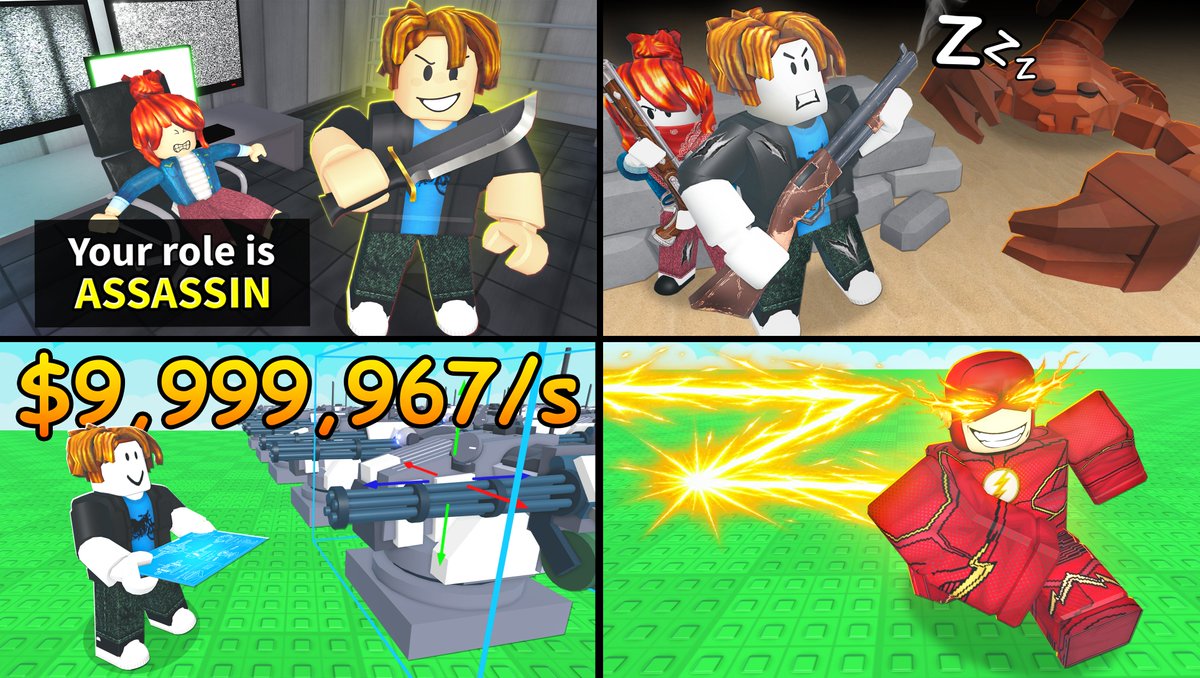 Target8937's tweet photo. Recent CTR/QPTR styled thumbnails ! which ones would you click?

For Pricings and Orders : (https://t.co/tVy80OiycJ)

(❤️&amp;🔁 are appreciated)#Roblox #robloxdev #robloxGFX #robloxart https://t.co/3eL3IxOcR4