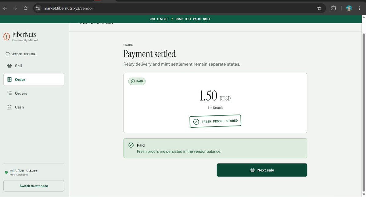 Code3ks's tweet photo. Hello fellow CKB builders

I just shared a post on the CKB Forum about FiberNuts Community Market, a testnet app for Cashu on Fiber.

The post explains the project, what I'm building, and how it connects Cashu with Fiber Network.

link to project below👇 https://t.co/UKndgBJTU3