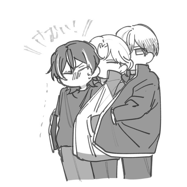 ___y_s_n_r's tweet photo. 深夜なので深夜組らくがきです https://t.co/aBXEI4trm4