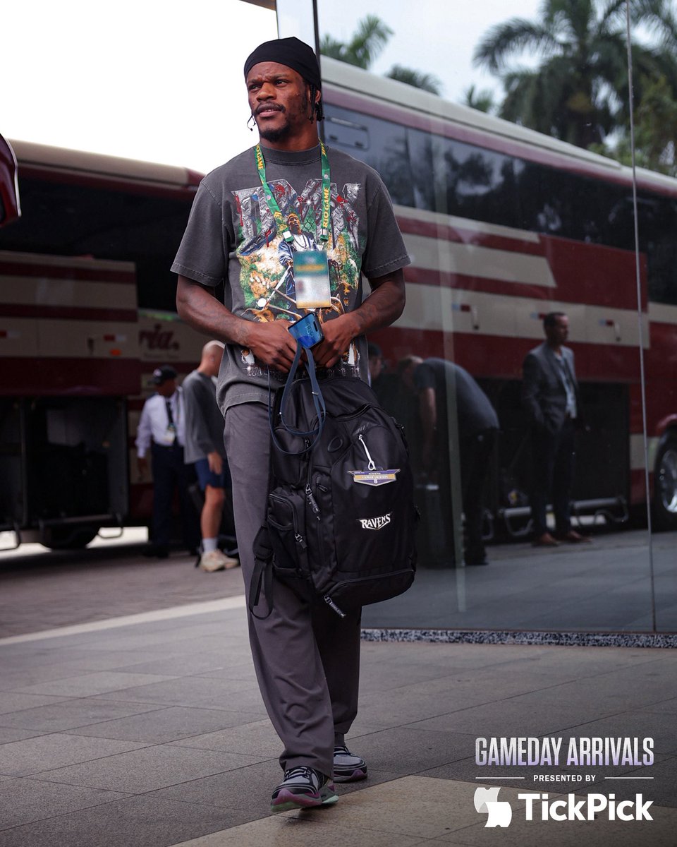 Ravens's tweet photo. It’s gameday in Rio ‼️ https://t.co/cJp6U5Fssk