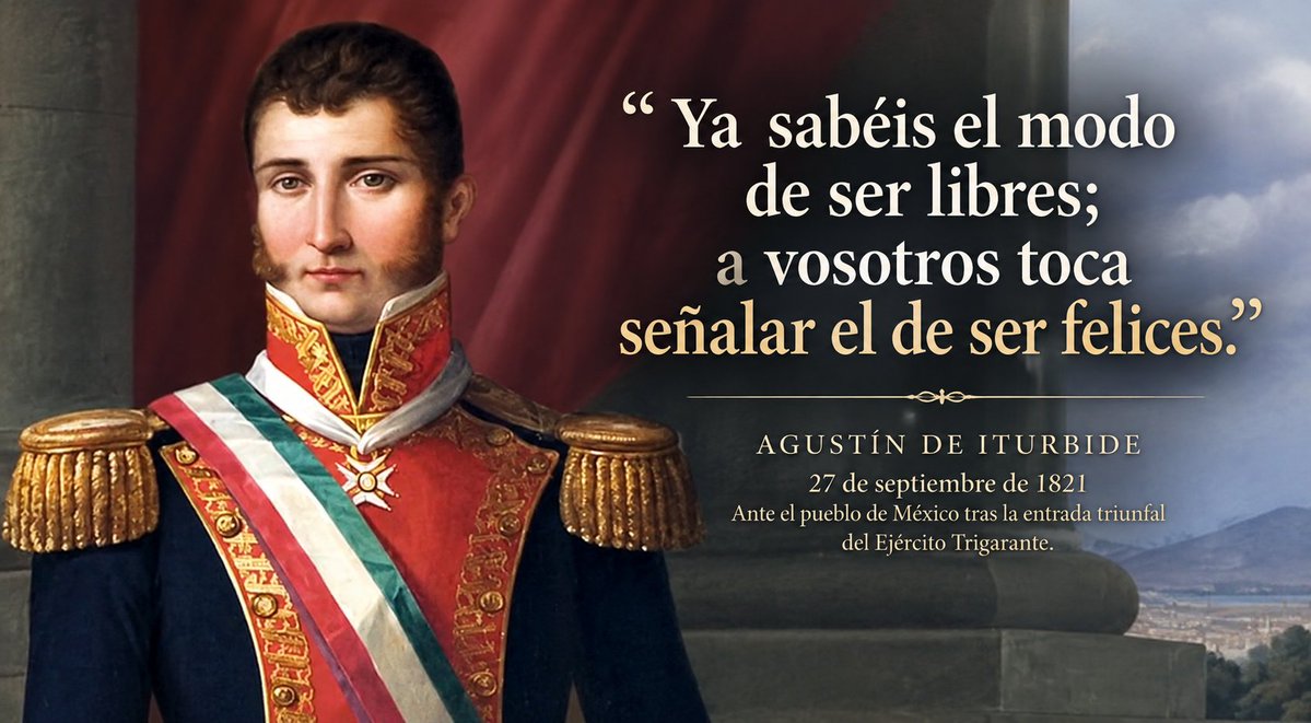 jhcarrillot's tweet photo. MEXICANOS:
NUESTRO HÉROE, Don Agustín de Iturbide y Aramburu dixit. 👇 https://t.co/wjNGxpNkxG