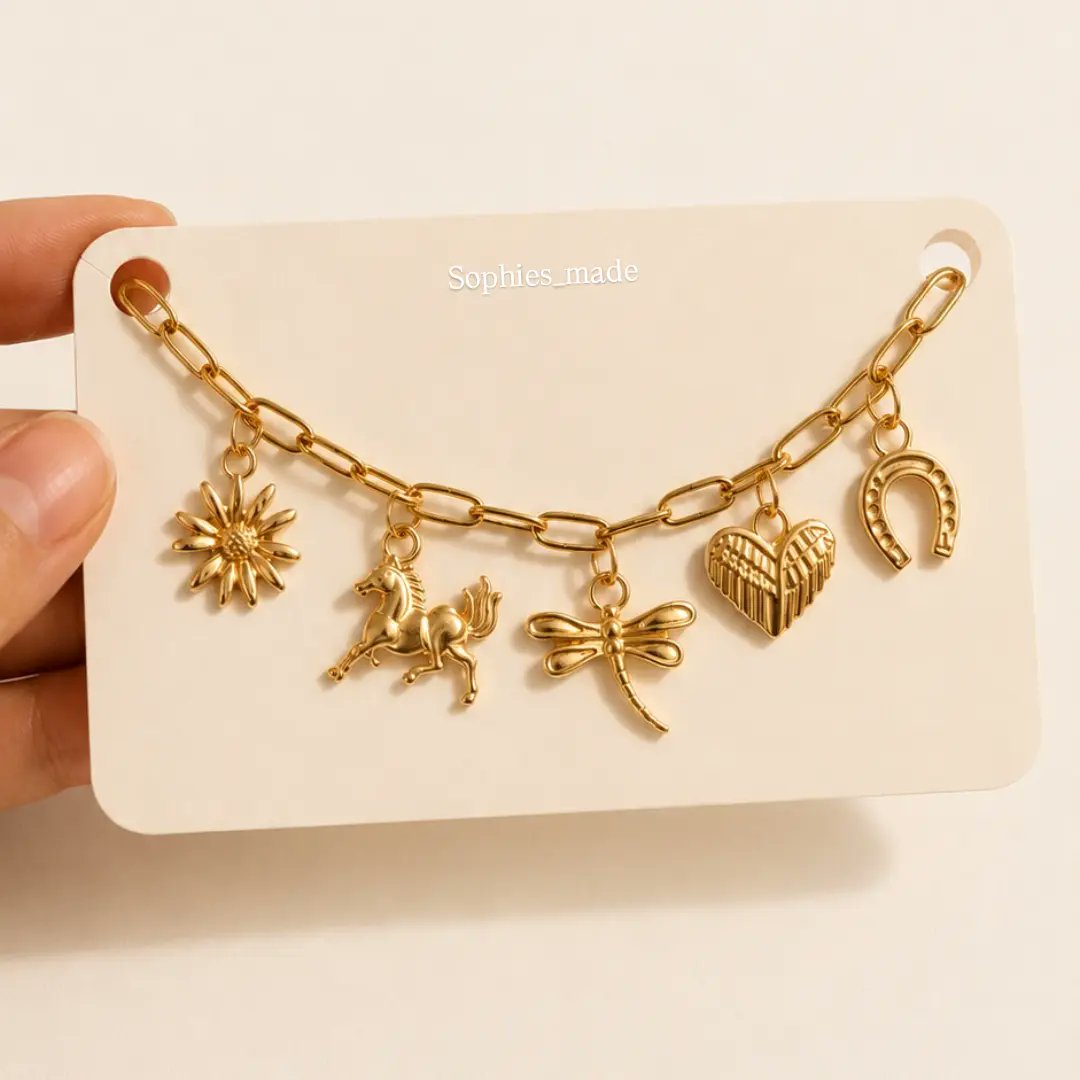djcapaiacan's tweet photo. Horse lovers, this one’s for you. A cute, classy charm bracelet made to show off your love for horses. DM to order. https://t.co/LDey337Y4e