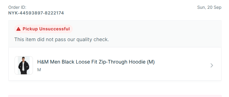 Mr_Robot324's tweet photo. Dear @nykaafashion  @MyNykaa 
Let me expose your consumer services for return and refund ..

 Order ID: NYK-44593897-8222174

Lets go through the following  timelines to know better about their  scam services :
(1/n) https://t.co/mYxUnmYkQQ