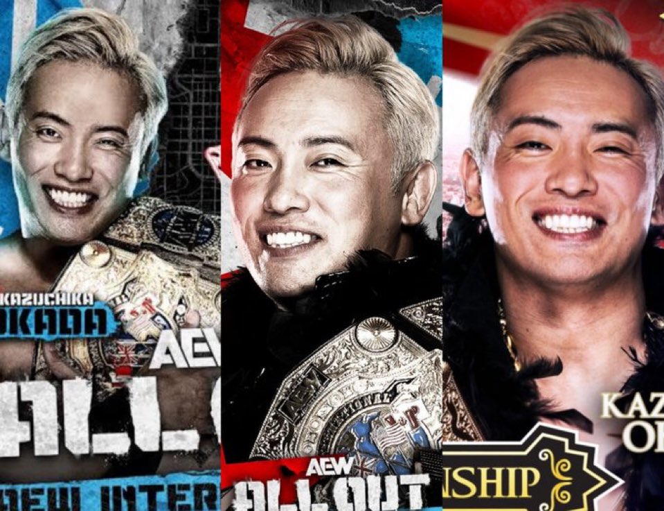 Deuce2tymez2's tweet photo. I’m trying to be happy like okada😂 #aew https://t.co/kHvR8alI6h