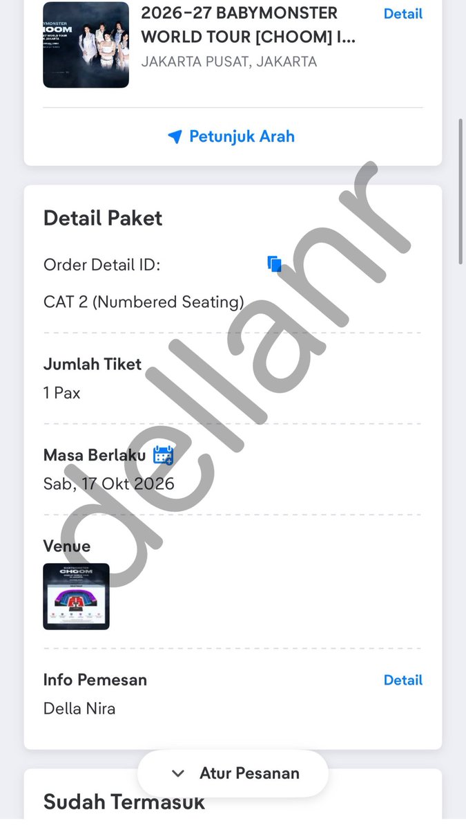 luvelypham's tweet photo. WTS BABYMONSTER TICKET ‼️

selling my baemon ticket karena aku gabisa dateng 🥹

🎫 CAT 2
💸 UNDERPRICE!!

proof of purchase available
price &amp; details via dm 💌

serious buyer pls dm me, just want this ticket to find a new home 🥹🫶🏻

help rt would be appreciated 🤍 https://t.co/QBXAZAH8Gl