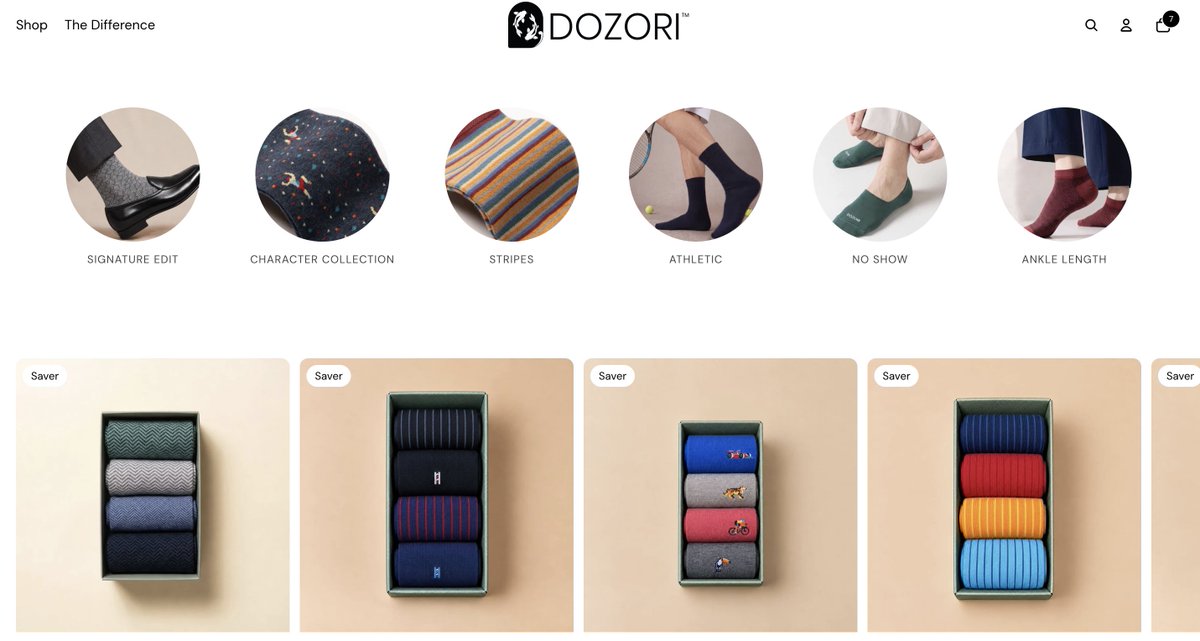 Dozorisocks's tweet photo. We have made small changes to our website. What do you think works? 

Also, the Herringbone bundle is the bestseller until now, followed by The Motif Mix. https://t.co/hFwhoPxR1U